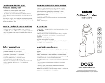 DC63 Coffee Grinder
