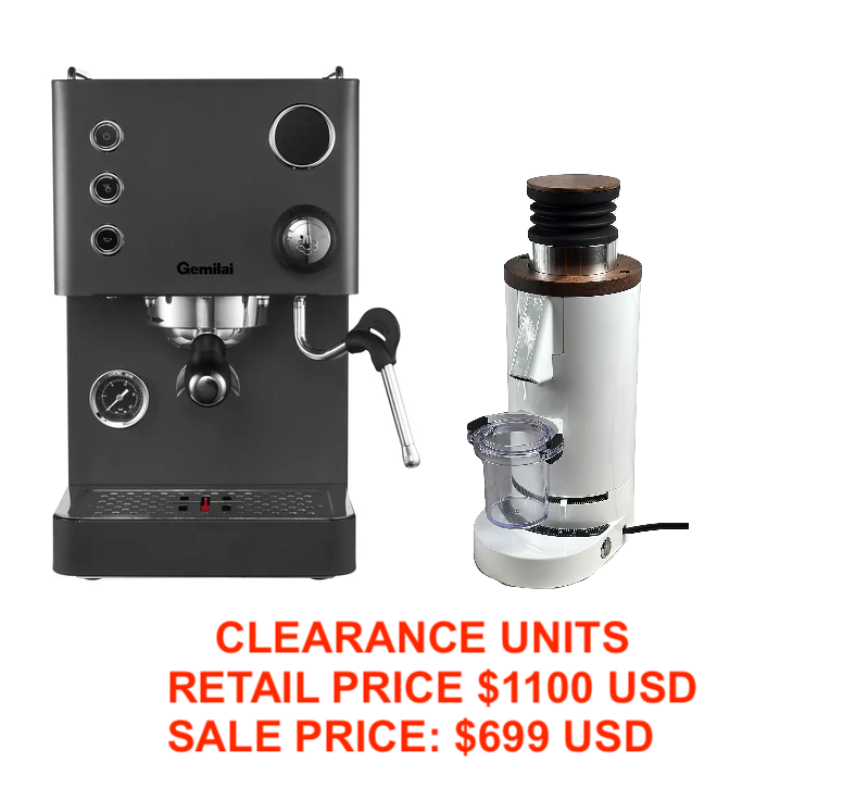 Gemilai 3007Z + DF64P (120V) – DF64 COFFEE GRINDER