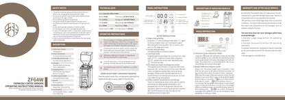 ZF64W Grind by Weight & Time